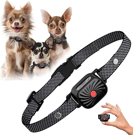 Justerbar Anti-Bark Krave til Hunde | Human, Komfortabel &amp; Effektiv Bark Kontrol Enhed til Små til Store Racer