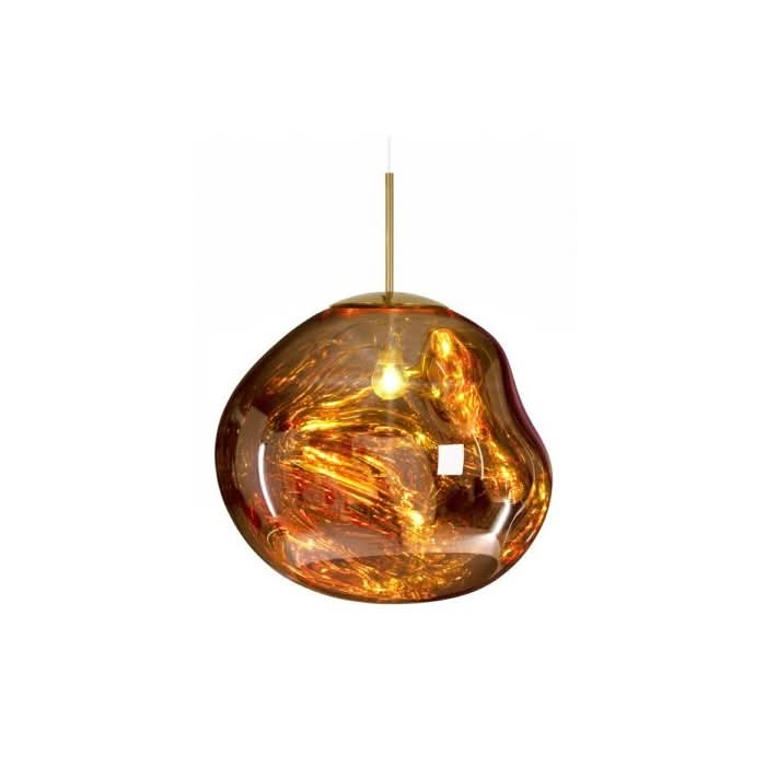 Dynamisk Akryl LED Loftlampe med Spejlfinish