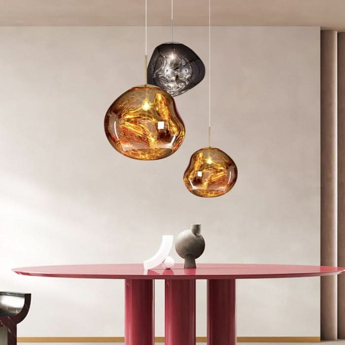 Dynamisk Akryl LED Loftlampe med Spejlfinish