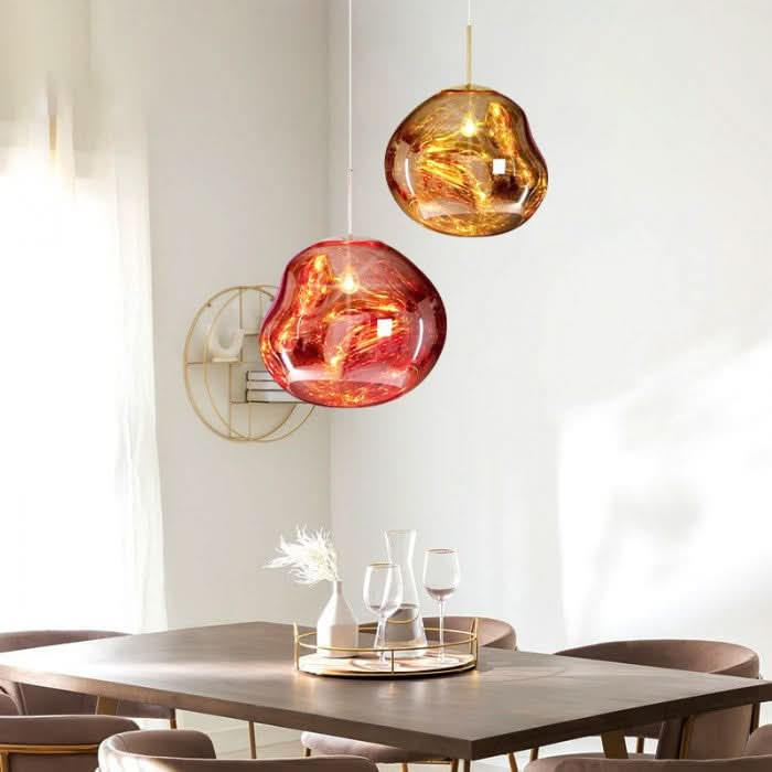 Dynamisk Akryl LED Loftlampe med Spejlfinish