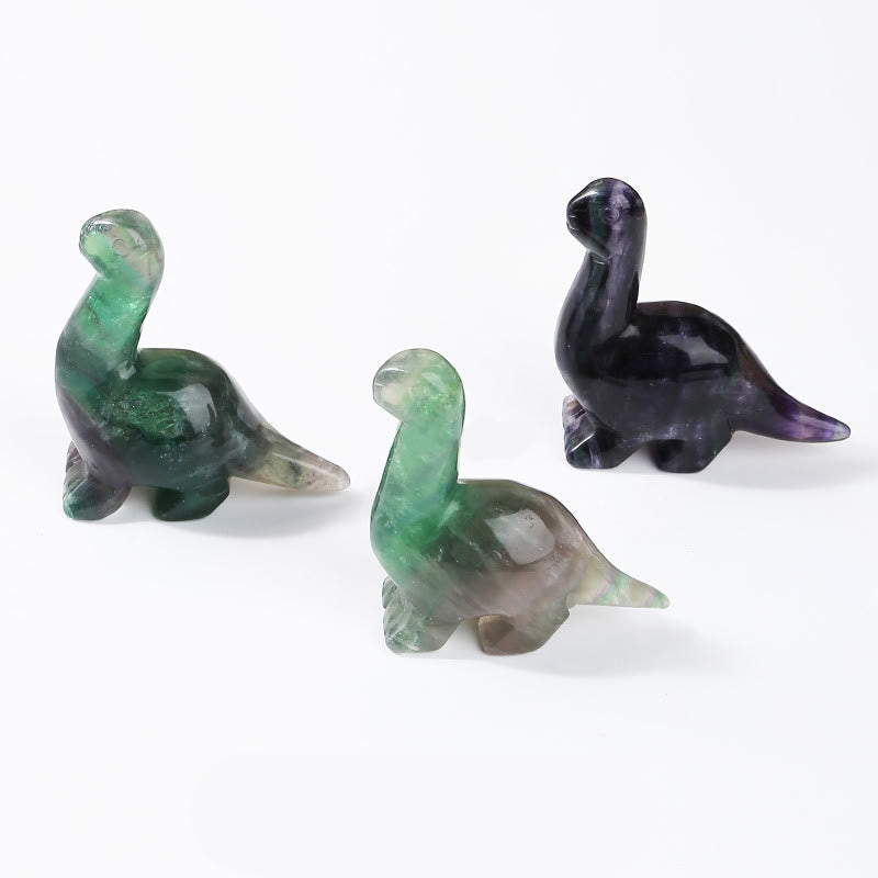 2.5 Tommer Krystal Dinosaur Hjem Deko Sten Dekor