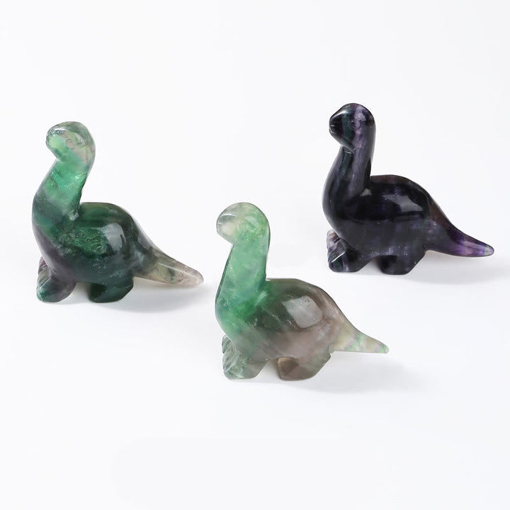 2.5 Tommer Krystal Dinosaur Hjem Deko Sten Dekor