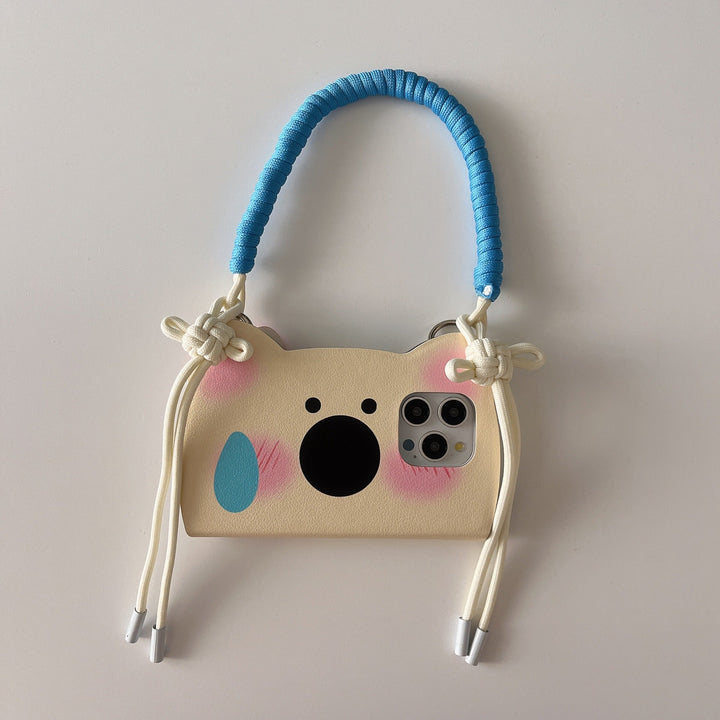 Insta-Style Tegneserie Westie Flip-Phone Cover