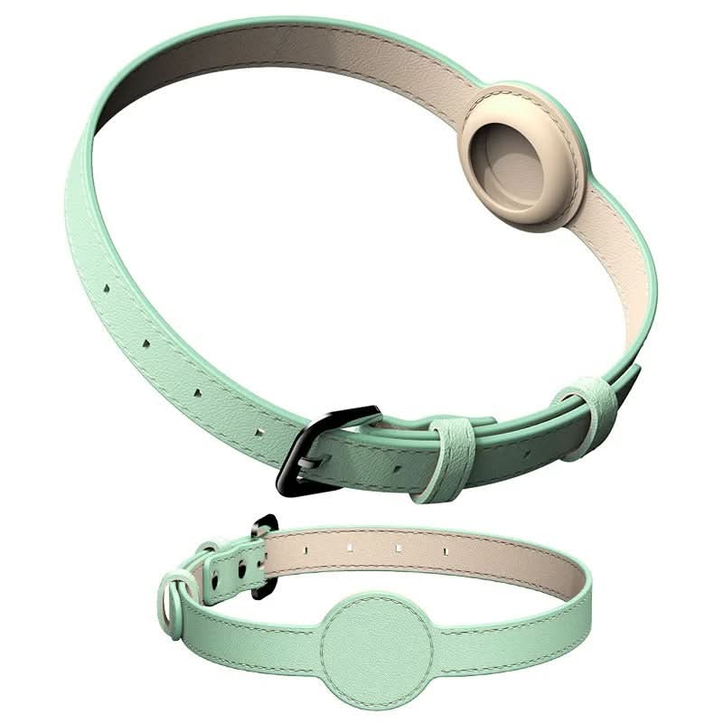 Hundehalsbånd med integreret AirTag-holder for sikkerhed og stil