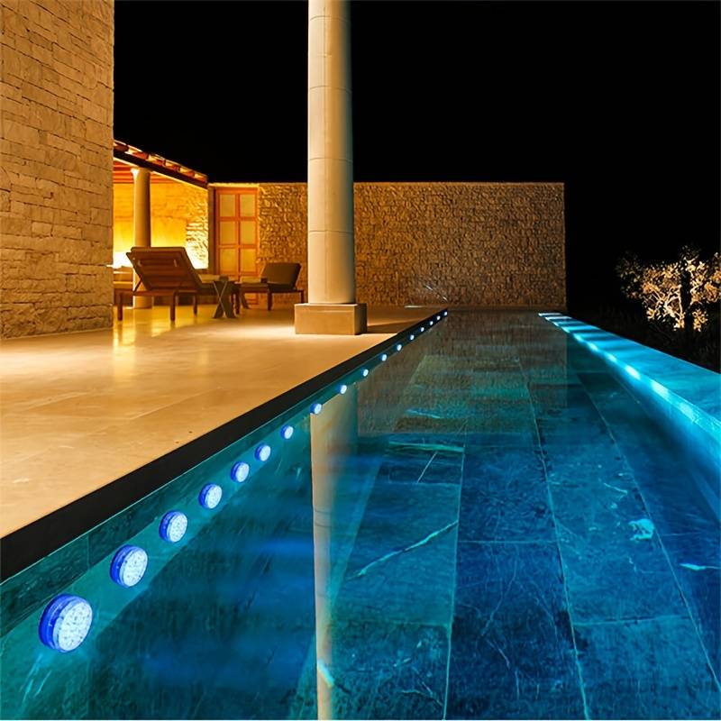 Undervandsbelysning til pool med 10 LED-lamper