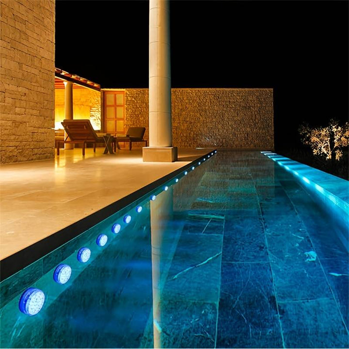 Undervandsbelysning til pool med 10 LED-lamper