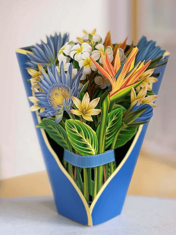 Plastik Pop-up Blomst | Inkl. Gratis Gavekort - Fair