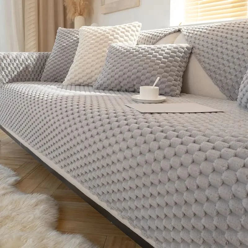 CozySlip - Det ultimative skridsikre sofatræk for mere komfort og stil