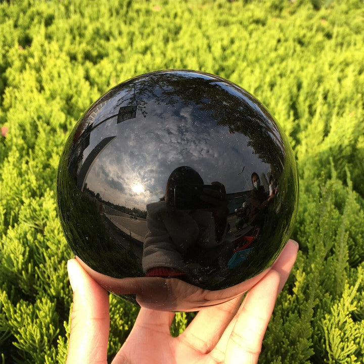 Obsidian Krystal Kugle Dekoration