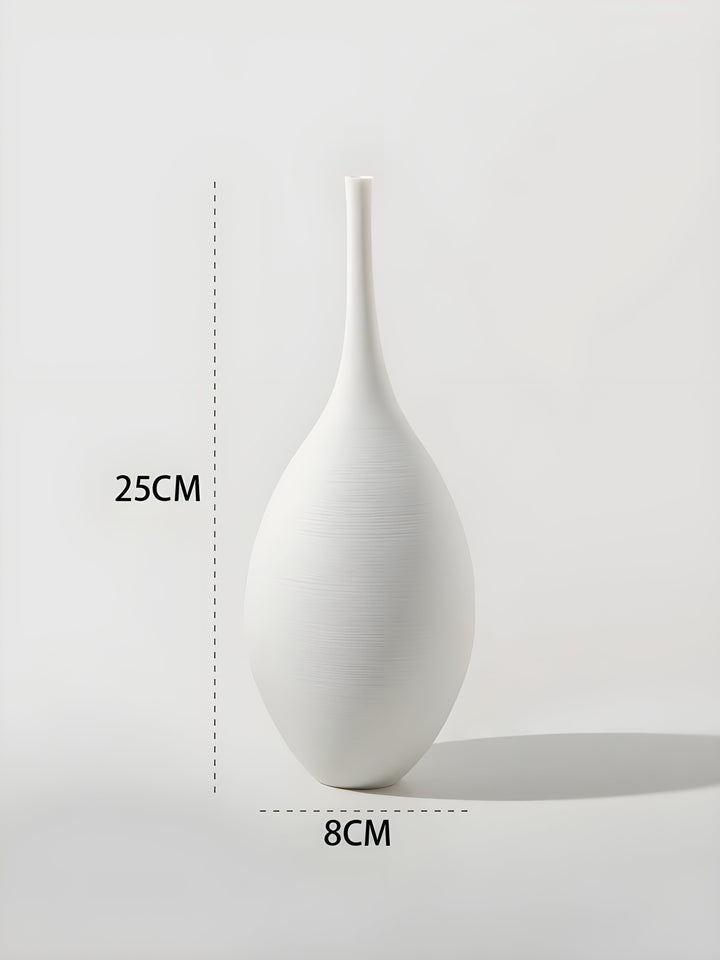 Minimalistisk Håndlavet Keramisk Zen Vase