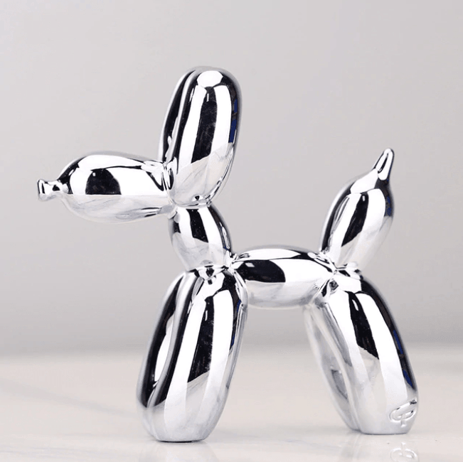 Elektrobelagt Ballon Hund Skulptur