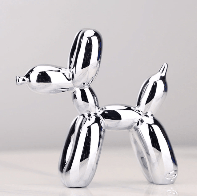 Elektrobelagt Ballon Hund Skulptur