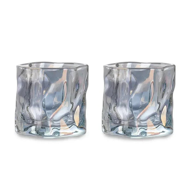 Elegant Glacier Ripple Whisky Glas