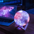 SterrenGlans Galaxy Lampe – LED Nattelys med Touch Kontrol |