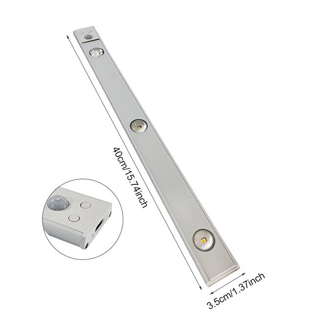 Trådløse Smart LED-lamper med bevægelsessensor | Genopladelig og energieffektiv belysning til ethvert rum