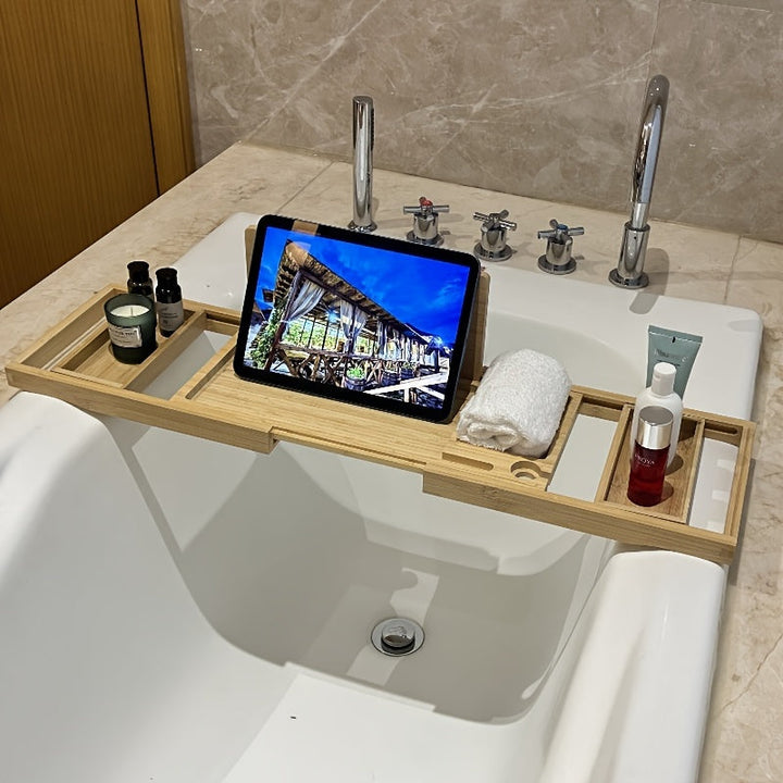 Bambus Badekar Tray - For Ultimativ Afslapning