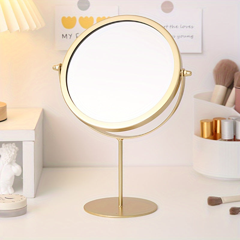 VintageGlow – Justerbart Makeup Spejl med Jernramme