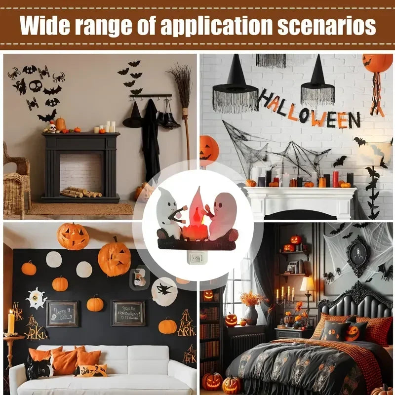 Halloween Spøgelses Lejrlys