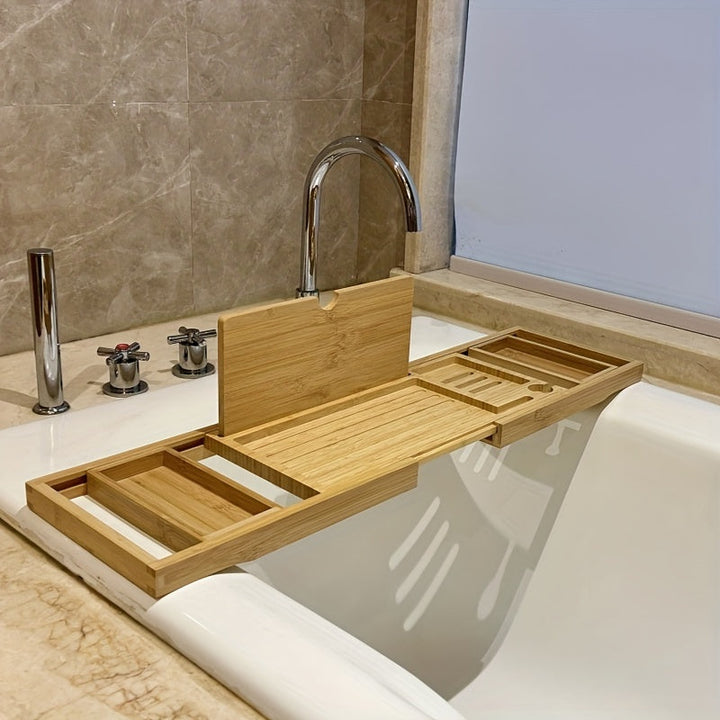Bambus Badekar Tray - For Ultimativ Afslapning