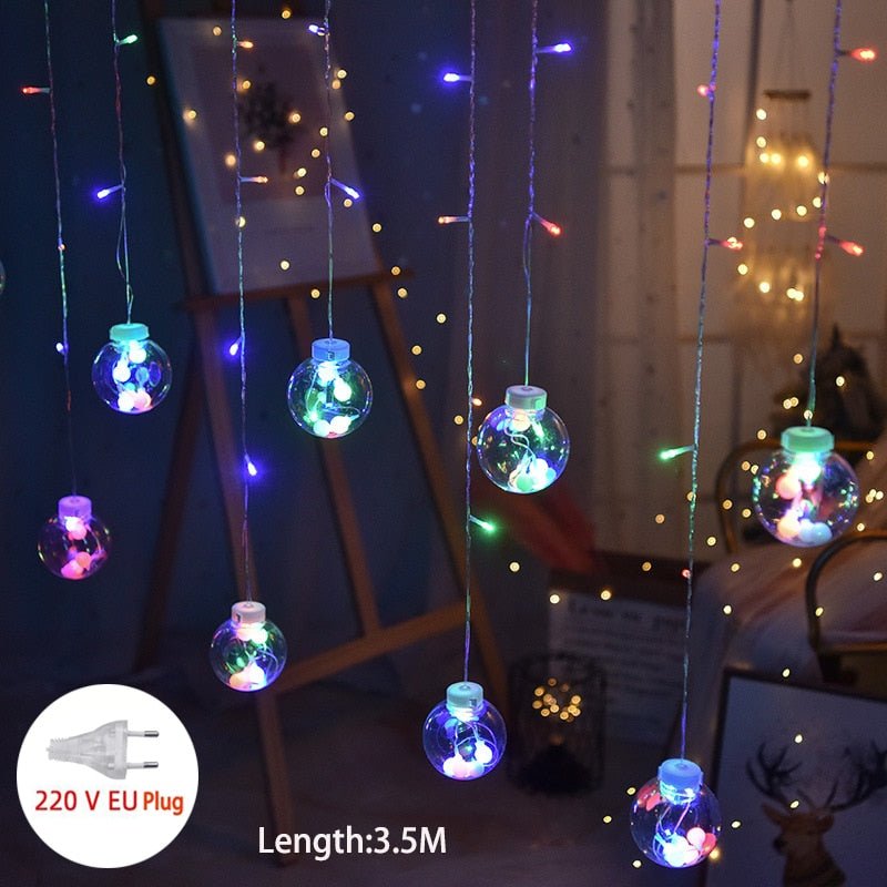 Fairy lyskæde med hjerteformet design