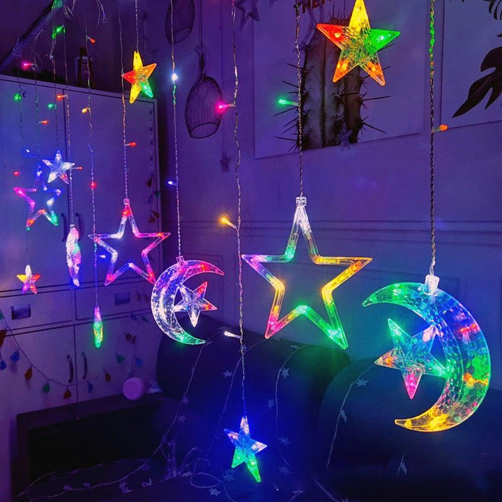 Fairy lyskæde med hjerteformet design