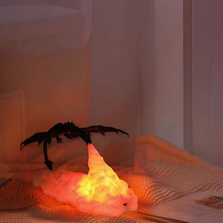 LED Flamme Effekt Drage Nattelys