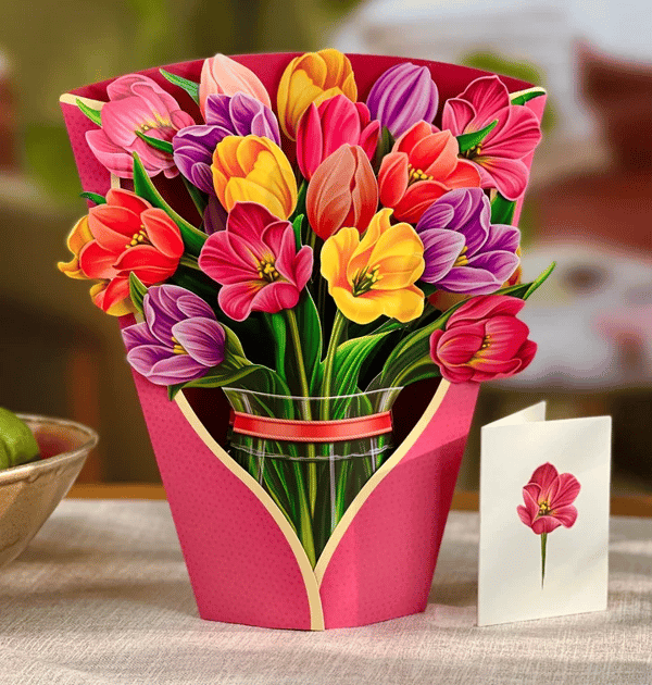 Plastik Pop-up Blomst | Inkl. Gratis Gavekort - Fair