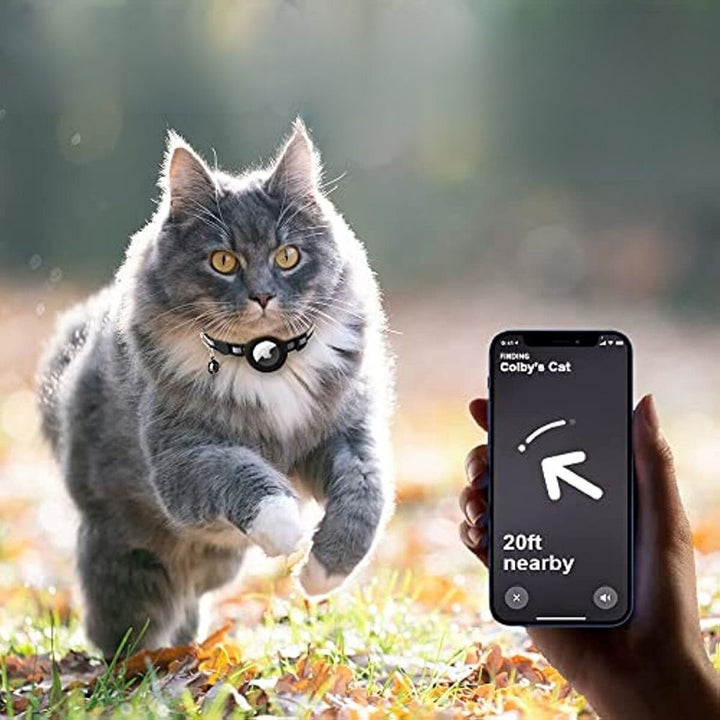FELITRACK – GPS Tracker Halsbånd til Kat med Reflekterende Design
