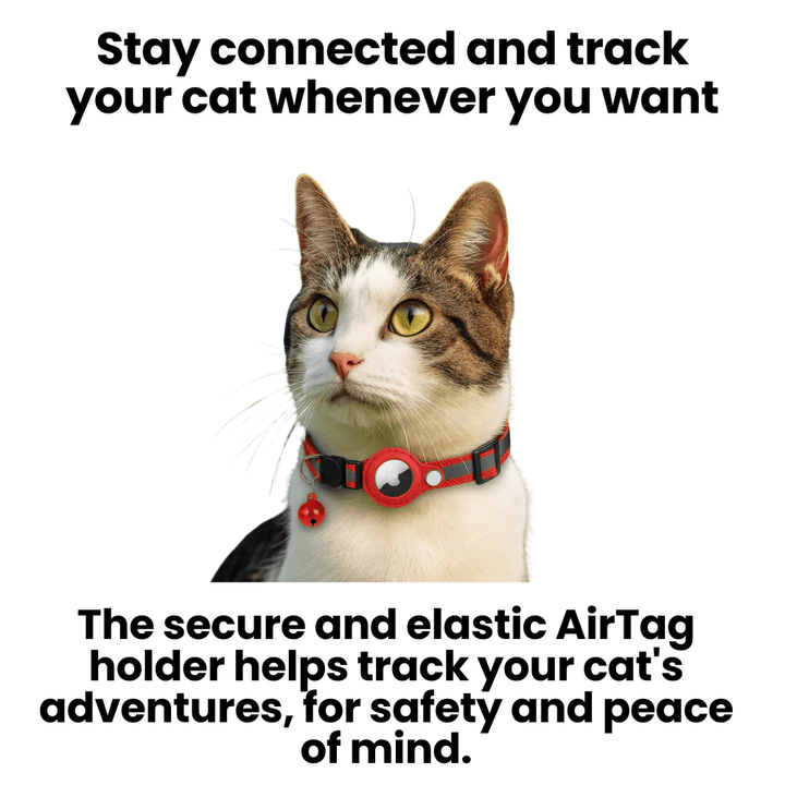 FELITRACK – GPS Tracker Halsbånd til Kat med Reflekterende Design