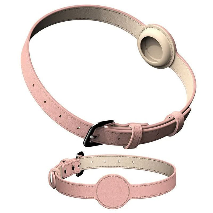 EDOUARD – Elegant hundehalsbånd med AirTag-holder &amp; vejrbestandigt design
