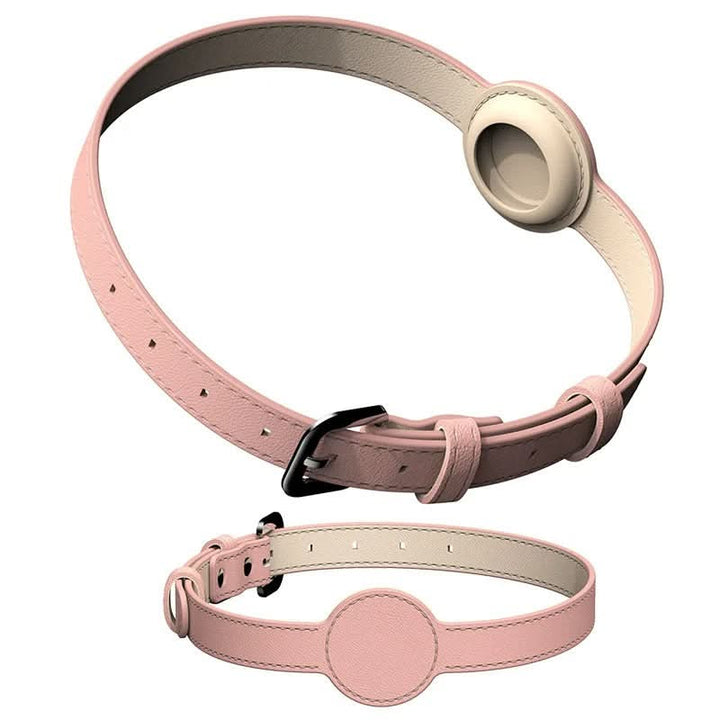 Hundehalsbånd med integreret AirTag-holder for sikkerhed og stil