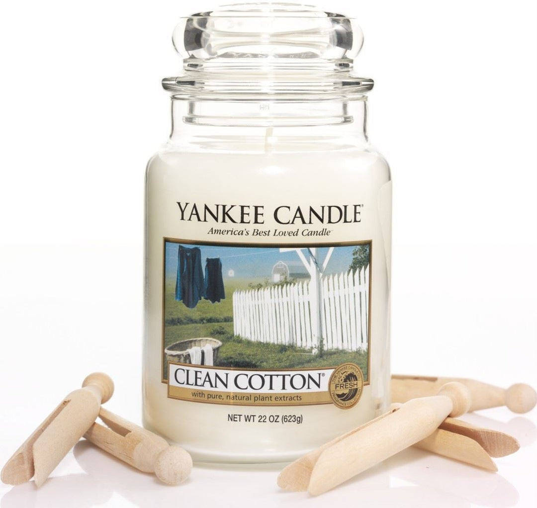 22oz Ren Bomuld Yankee Candle