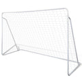 Stål Fodboldmål Sæt - 240 x 90 x 150 cm