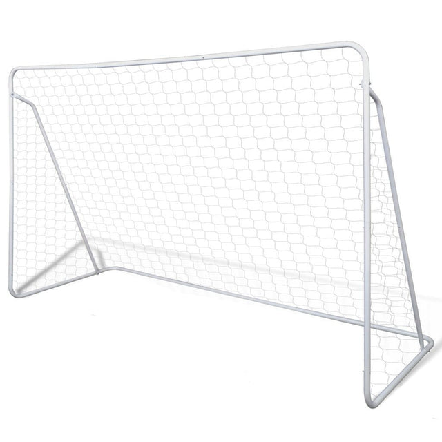 Stål Fodboldmål Sæt - 240 x 90 x 150 cm