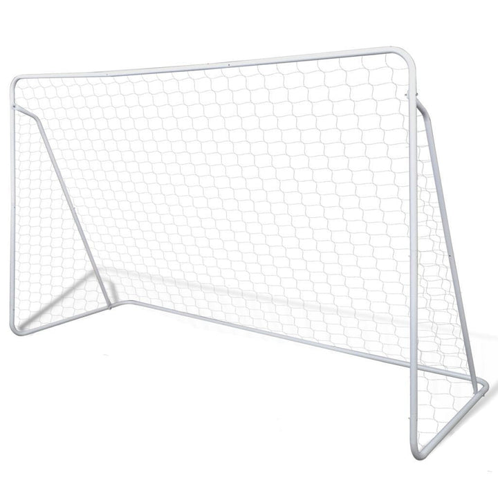 Stål Fodboldmål Sæt - 240 x 90 x 150 cm