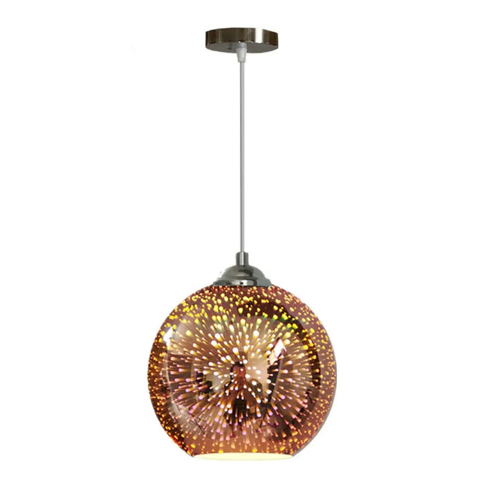 Perforeret Glas Loftlampe
