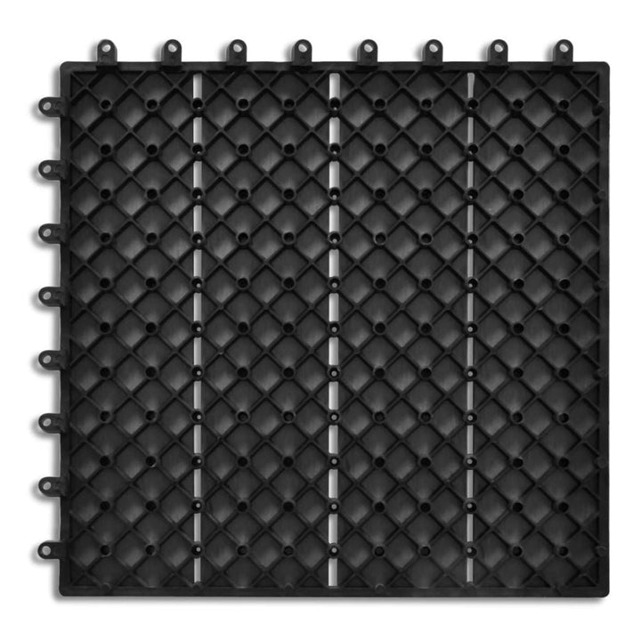 WPC fliser 30x30cm 11stk 1m2 grå