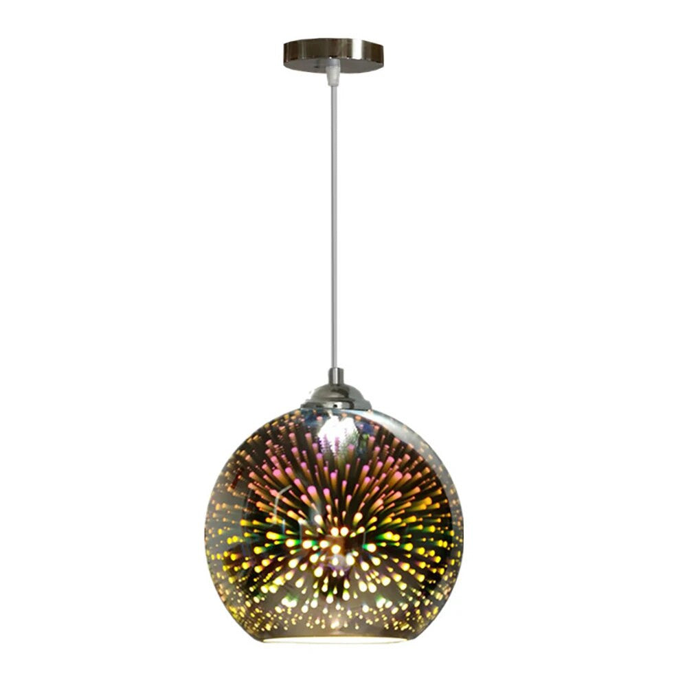 Perforeret Glas Loftlampe