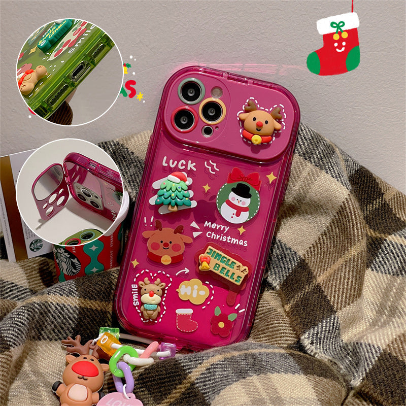 Juletræ Pendant iPhone Cover med Spejl