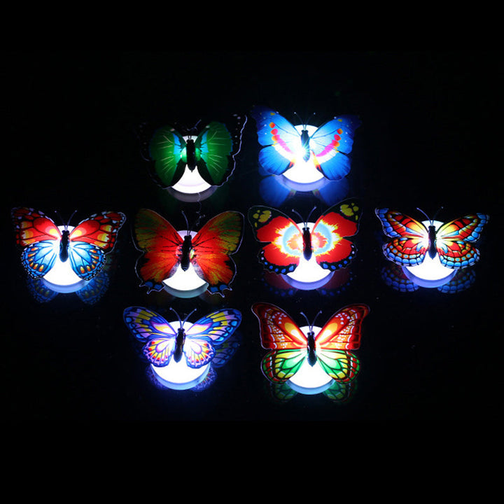 3D LED Sommerfugl Dekoration Natlys