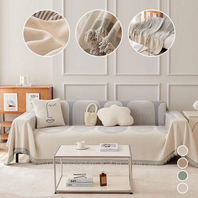 Dobbelt Sidet Chenille Sofa Betræk |