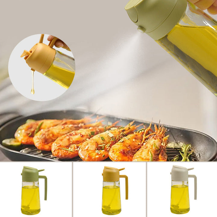 2-i-1 Glas Olie Spray og Dispenser