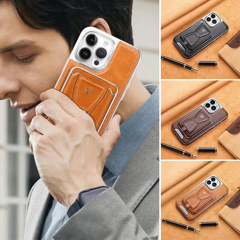 Luksuriøs Læder Magnetisk Telefoncover
