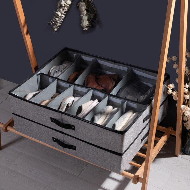 Foldbar Skoboks Organizer og Skorage