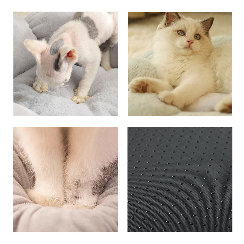 Deep Sleep Blomst Formet Katte Seng