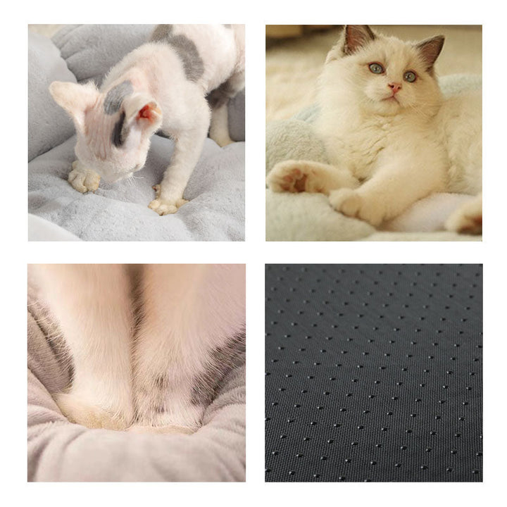 Deep Sleep Blomst Formet Katte Seng
