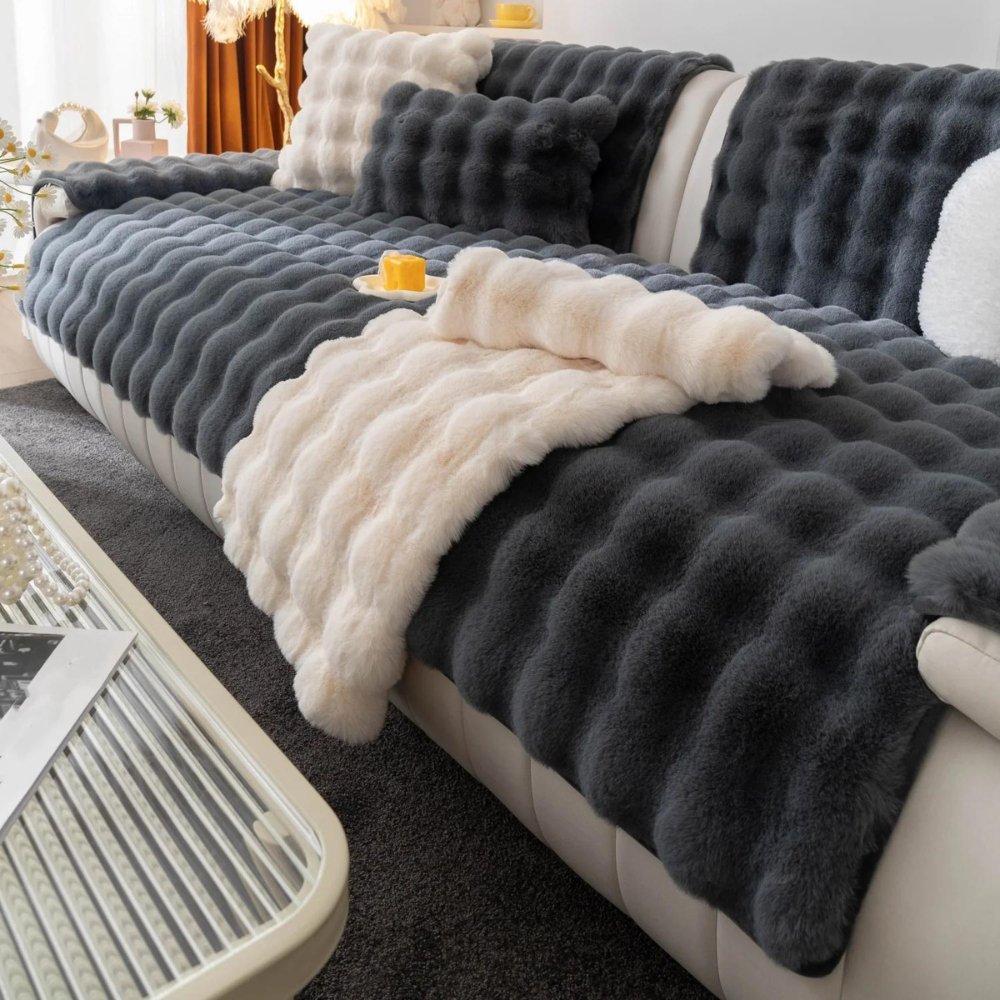 FurGuard • Tykt Plush Hundesofa Cover