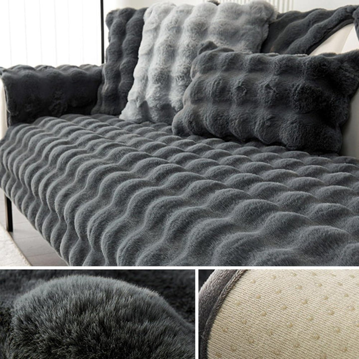 FurGuard • Tykt Plush Hundesofa Cover