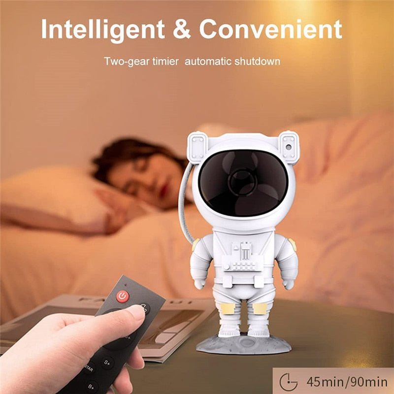 Galaxy Star Projector Natlys - Astronaut Tema Værd dekoration, Stjernehimmel Lampe til Soveværelsesdekoration og Unik Gaveidé