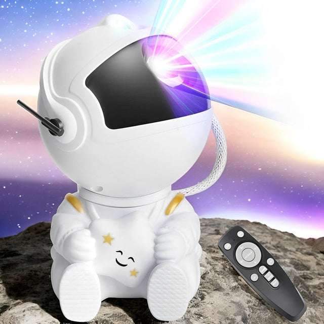 Astronaut Galaxy Projektor LED Natlys